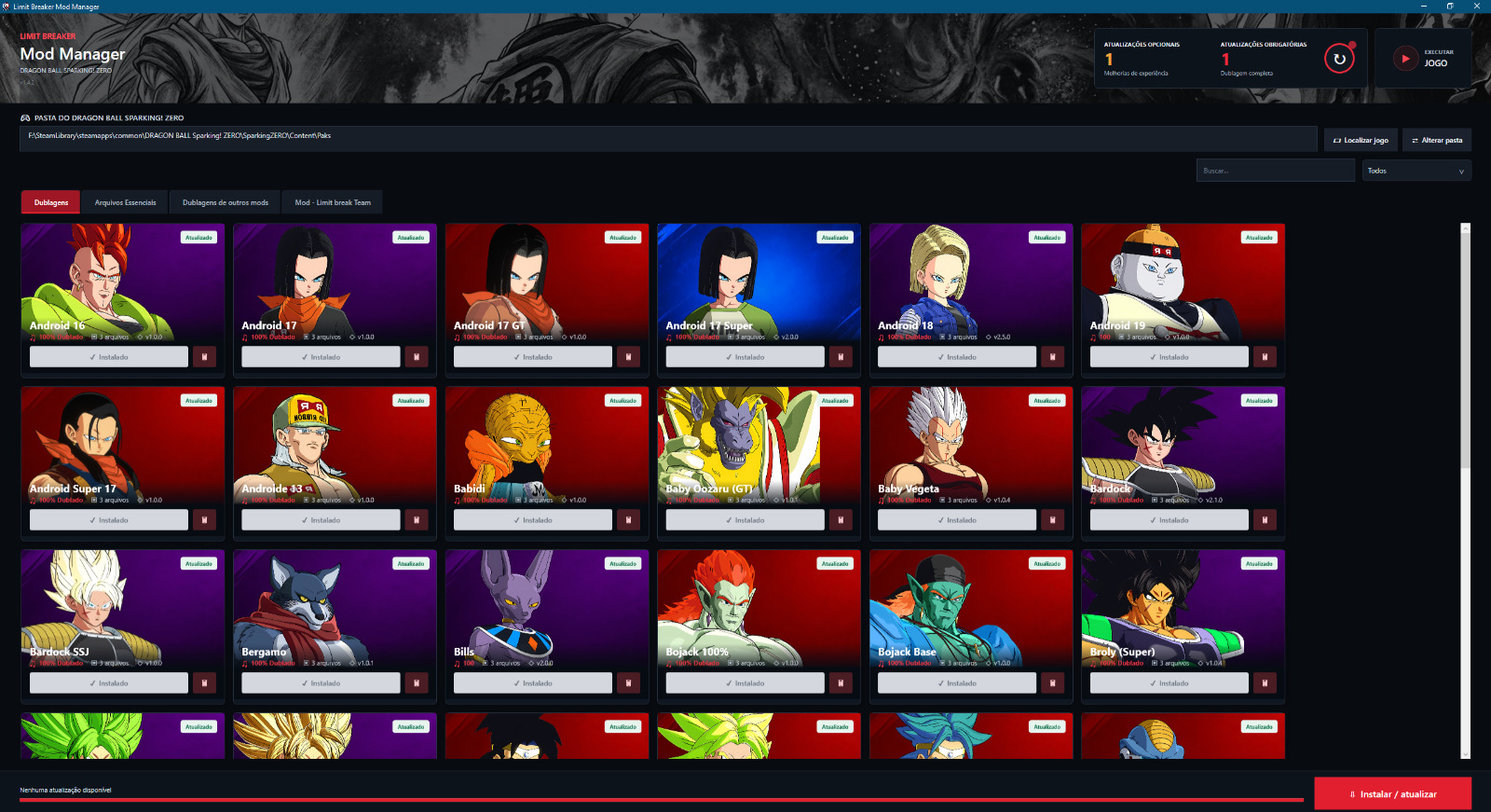 Arte do projeto Limit Breaker Mod Manager